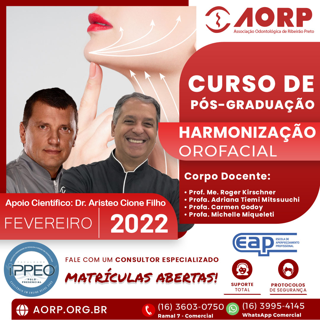 Pós-Graduação em Harmonização Orofacial – 1ª Turma – AORP